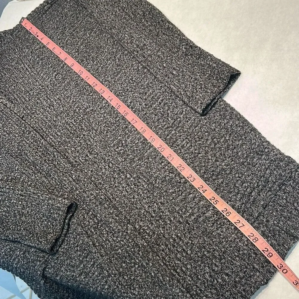 Gap Long Cardigan Sweater Dark Gray Sz Small
